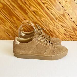 The GREAT Royale Sneaker Suede Tan